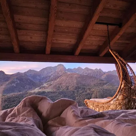 بيت خشبي Skylodge 'il Rifugio Dell'anima' *