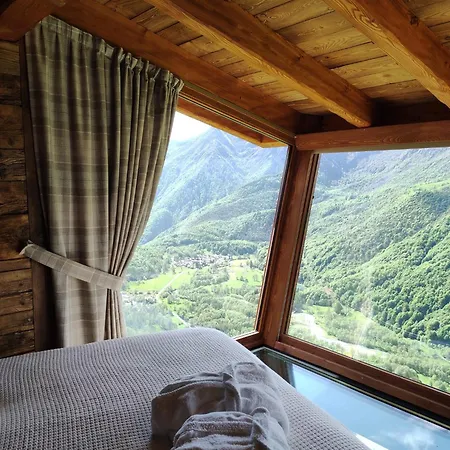 بيت خشبي Skylodge 'il Rifugio Dell'anima'