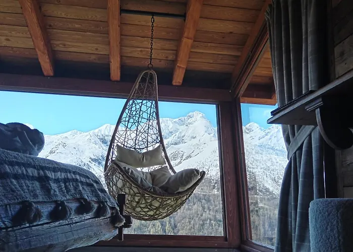 Orman Evi Skylodge 'il Rifugio Dell'anima' Usseglio